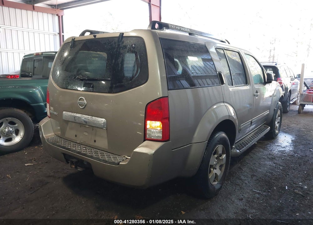 2007 NISSAN PATHFINDER S VIN: 5N1AR18W87C632385