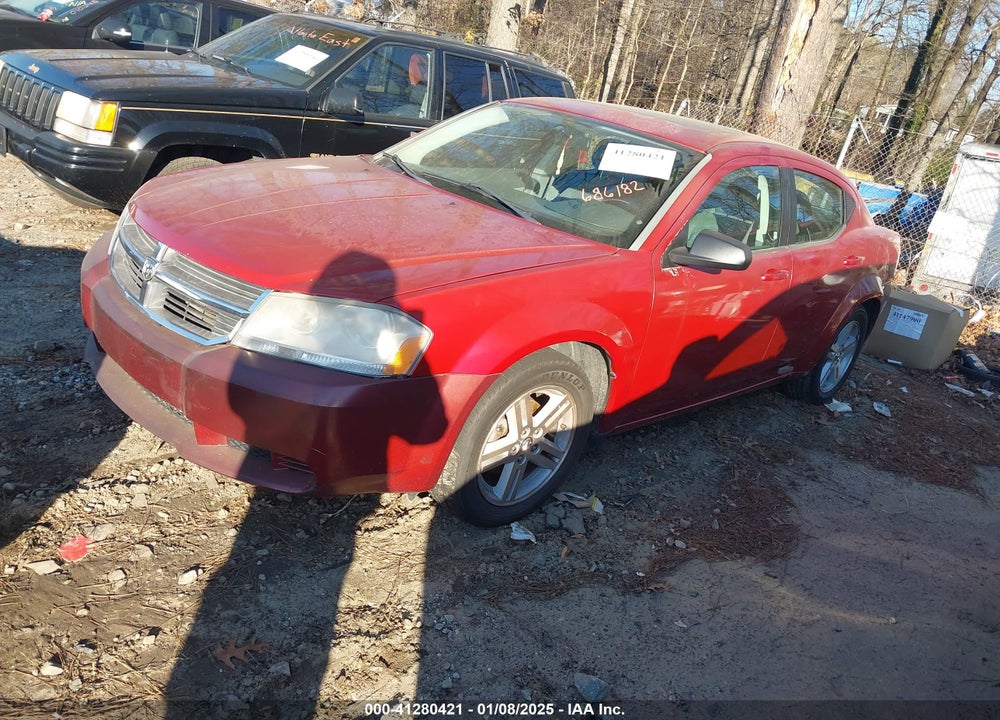 2008 DODGE AVENGER VIN: 1B3LC56R88N686182