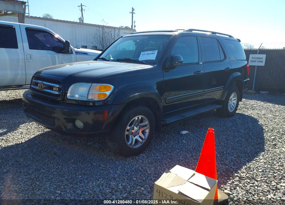 2004 TOYOTA SEQUOIA LIMITED V8 VIN: 5TDBT48AX4S231186