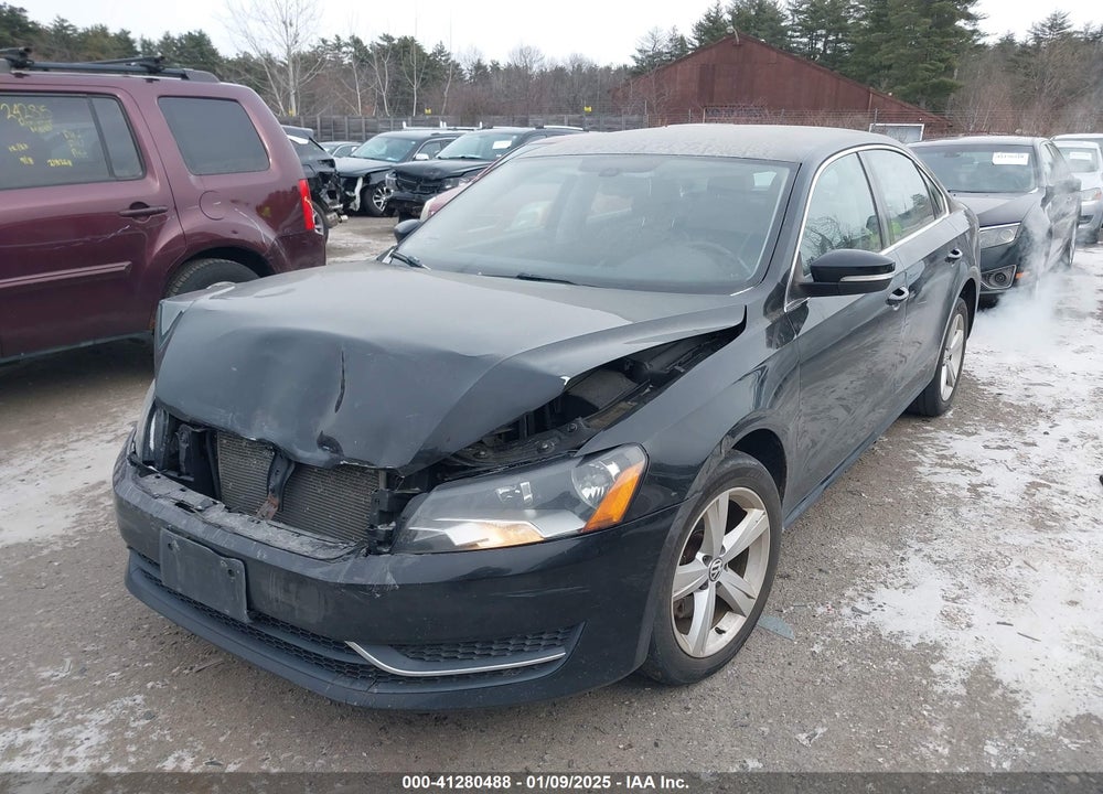 2012 VOLKSWAGEN PASSAT 2.5L SE VIN: 1VWBP7A36CC110038