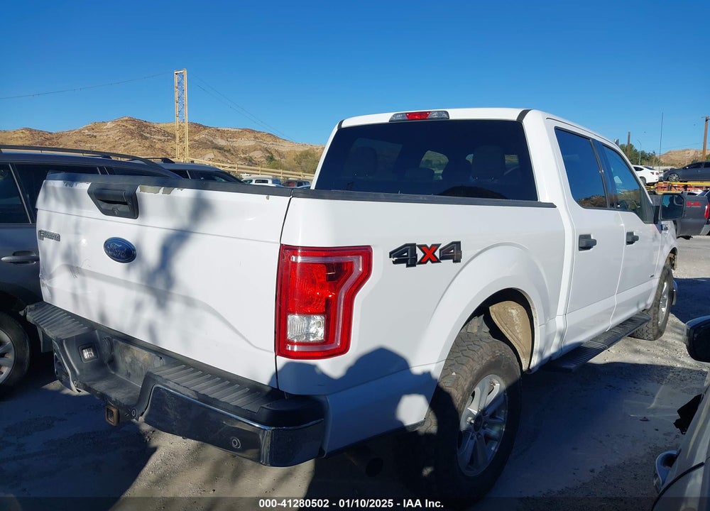 2016 FORD F-150 XLT VIN: 1FTEW1EG1GKE78880