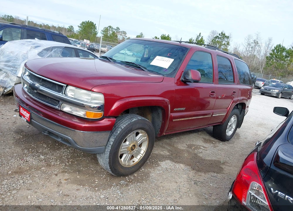2002 CHEVROLET TAHOE LT VIN: 1GNEK13Z22J183129