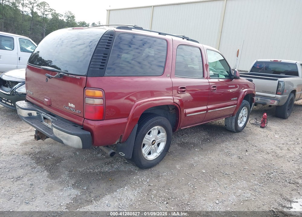 2002 CHEVROLET TAHOE LT VIN: 1GNEK13Z22J183129