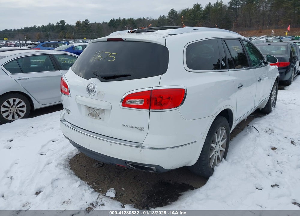 2016 BUICK ENCLAVE LEATHER VIN: 5GAKVBKD1GJ128954