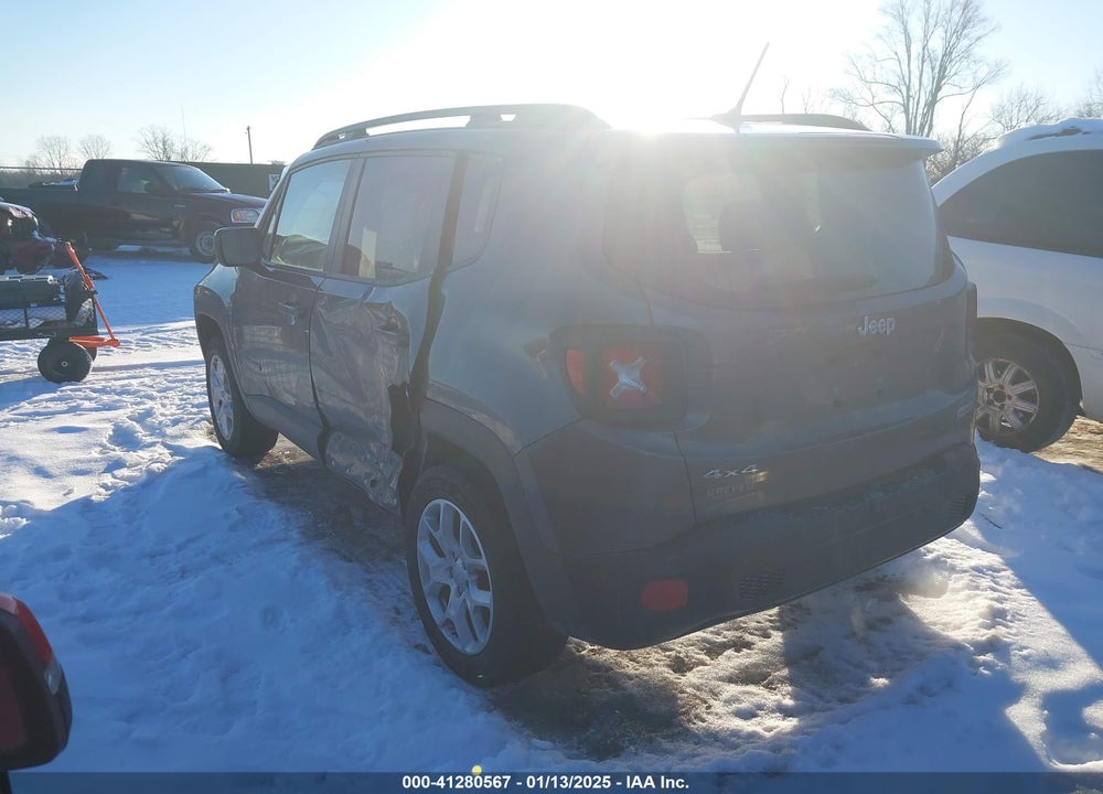 2016 JEEP RENEGADE LATITUDE VIN: ZACCJBBTXGPE10757