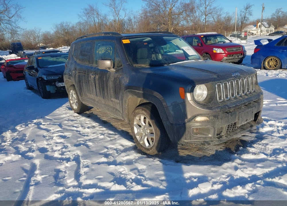 2016 JEEP RENEGADE LATITUDE VIN: ZACCJBBTXGPE10757