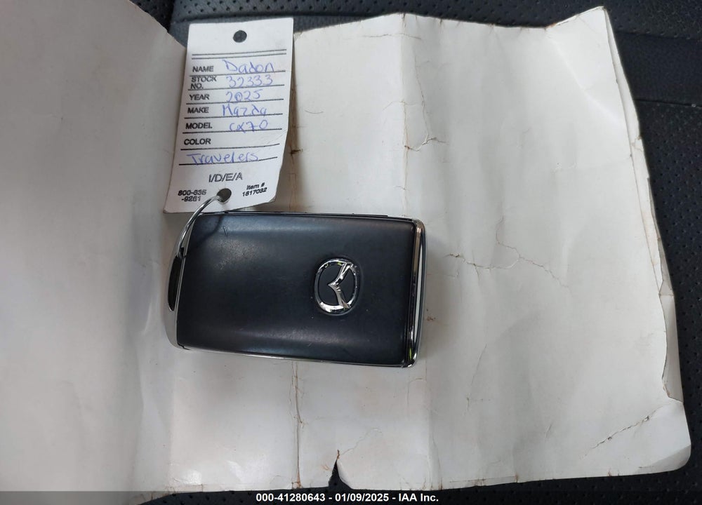 2025 MAZDA CX-70 PHEV PREMIUM PACKAGE VIN: JM3KJDHA3S1103959