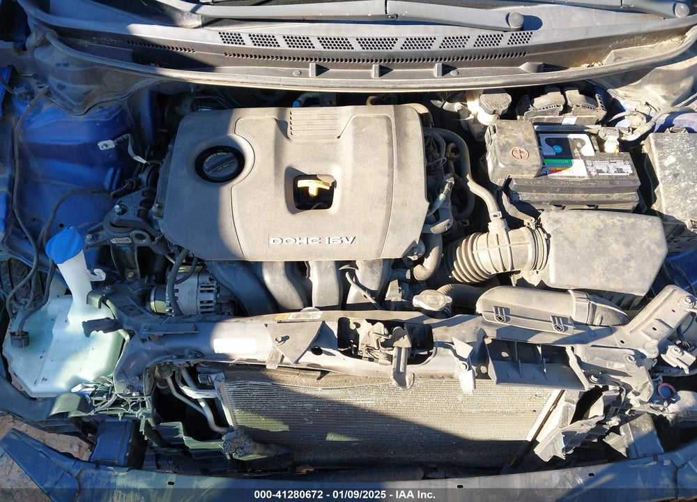 2017 KIA FORTE VIN: 3KPFK4A76HE052419