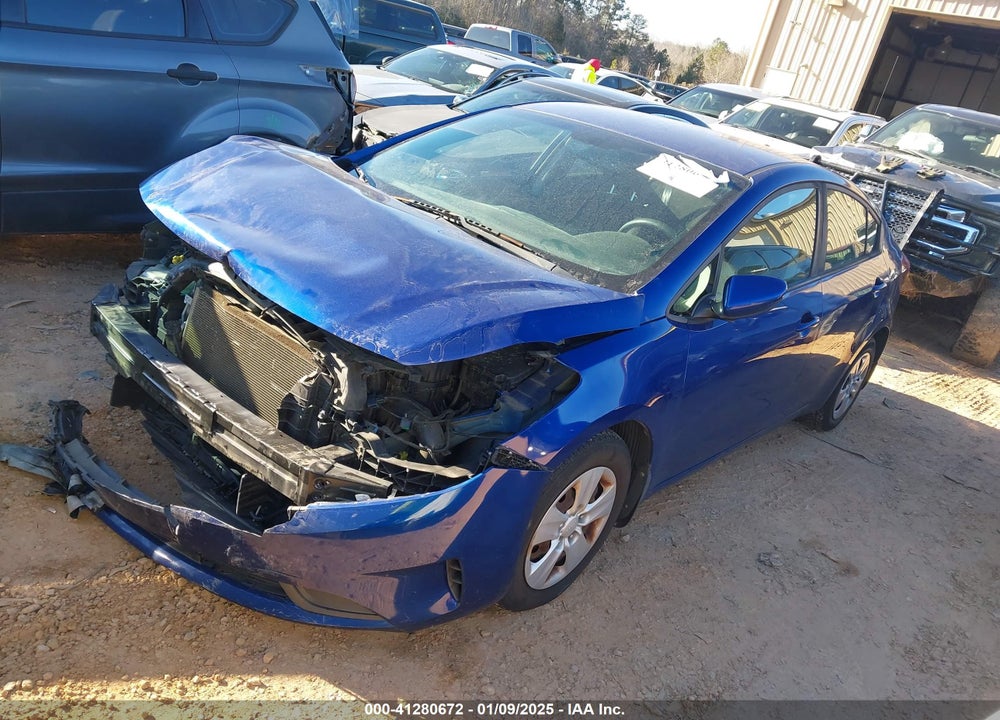 2017 KIA FORTE VIN: 3KPFK4A76HE052419