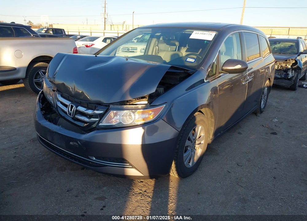 2015 HONDA ODYSSEY EX-L VIN: 5FNRL5H64FB011582