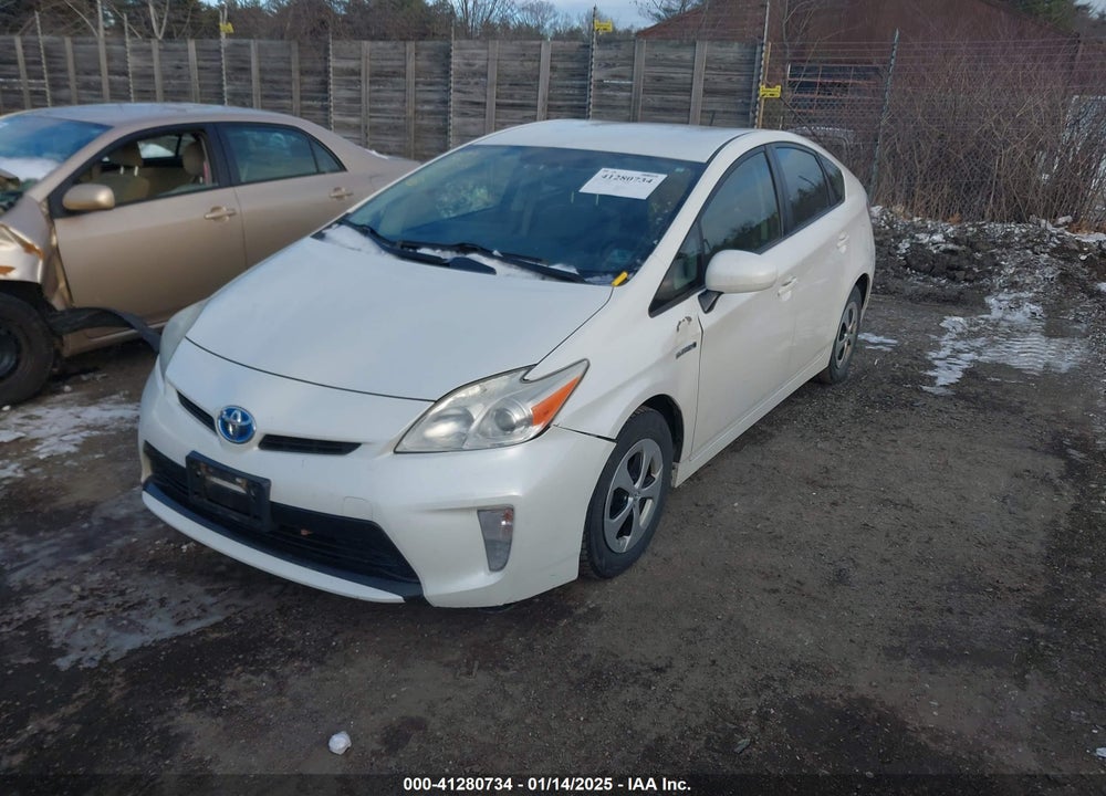 2012 TOYOTA PRIUS TWO VIN: JTDKN3DU0C5489421