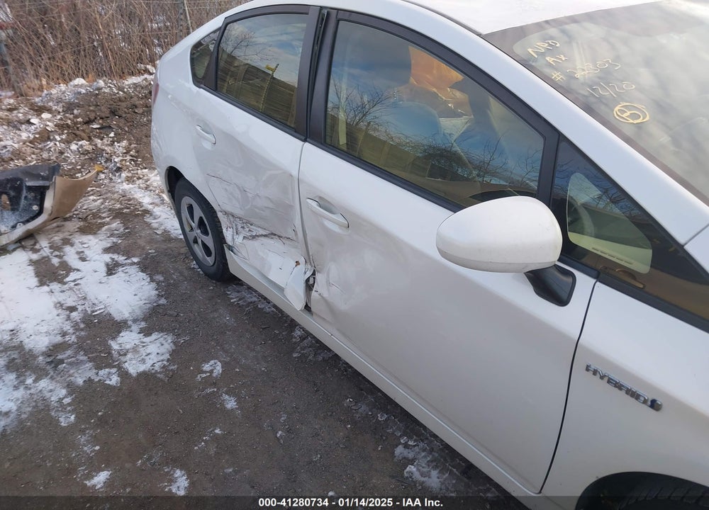2012 TOYOTA PRIUS TWO VIN: JTDKN3DU0C5489421