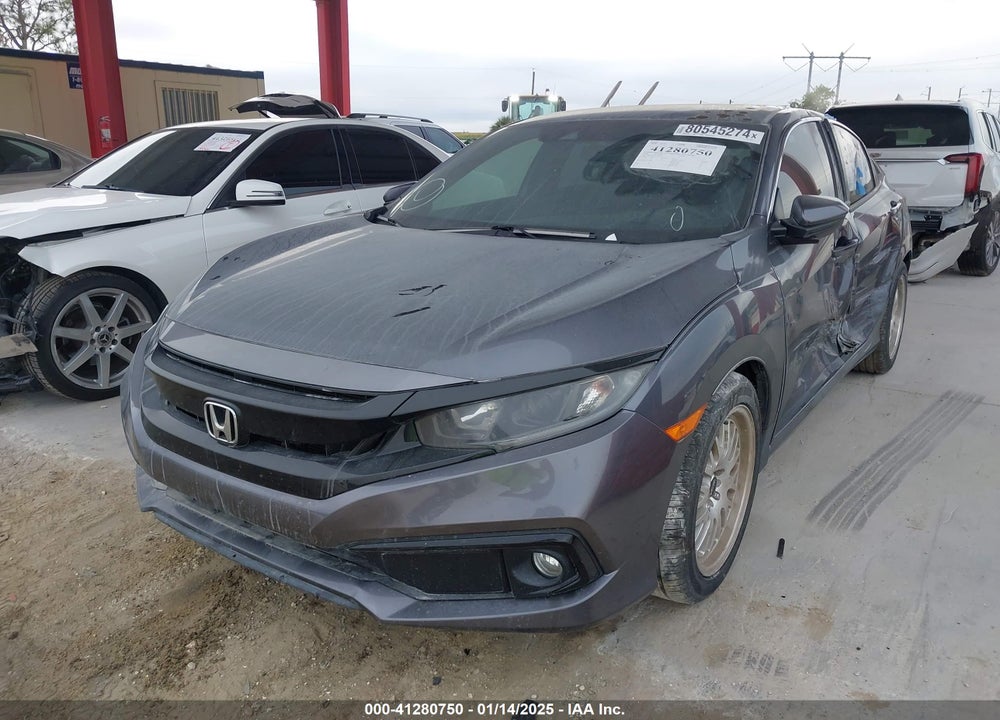 2020 HONDA CIVIC VIN: 2HGFC2F89LH549238