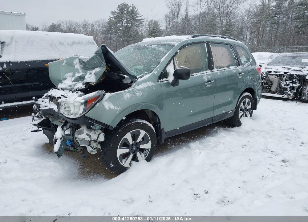 2017 SUBARU FORESTER VIN: JF2SJABC3HH569281