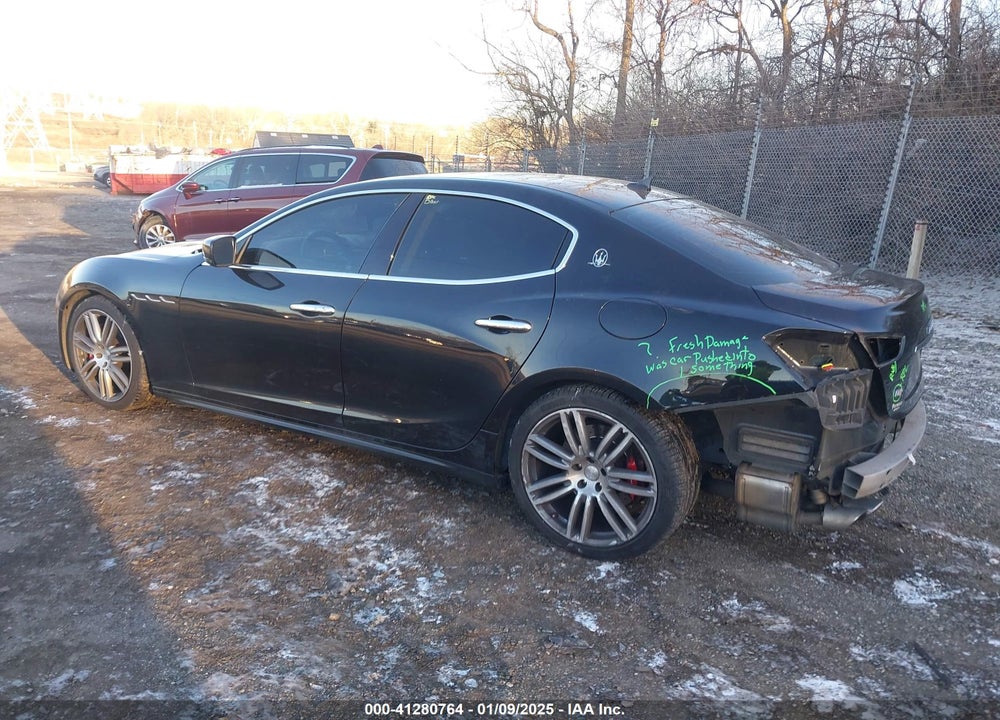 2015 MASERATI GHIBLI S Q4 VIN: ZAM57RTA3F1145364