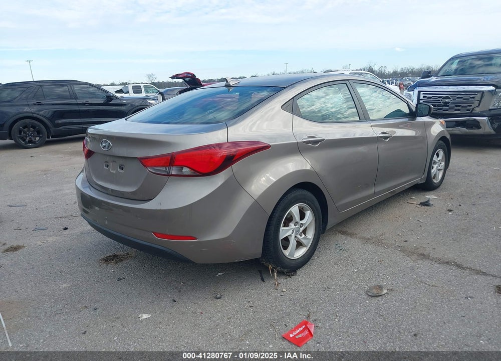 2015 HYUNDAI ELANTRA VIN: 5NPDH4AE9FH648234