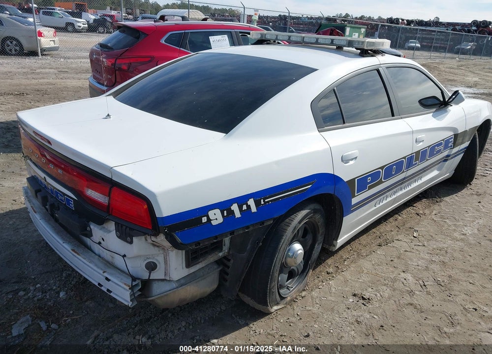 2013 DODGE CHARGER POLICE VIN: 2C3CDXAG6DH642721