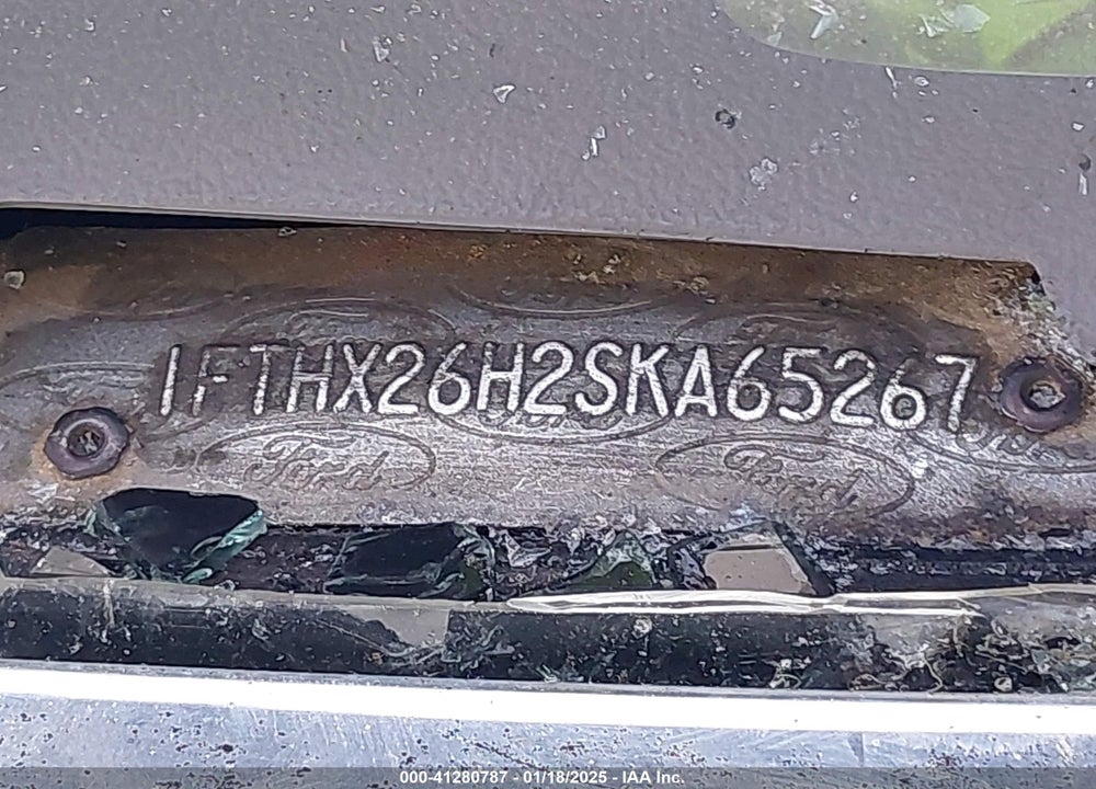 1995 FORD F250 VIN: 1FTHX26H2SKA65267