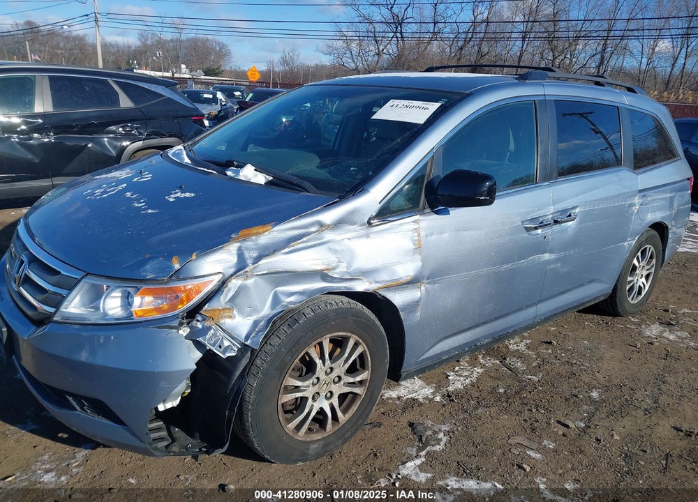 2013 HONDA ODYSSEY EX VIN: 5FNRL5H41DB015570