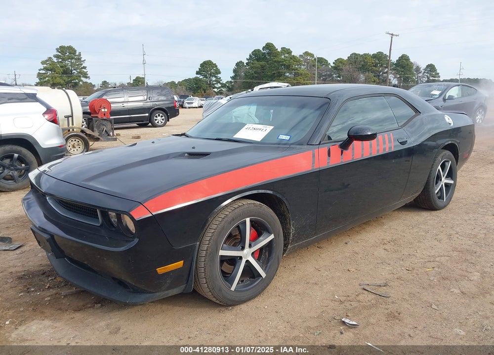 2013 DODGE CHALLENGER SXT VIN: 2C3CDYAG5DH628119
