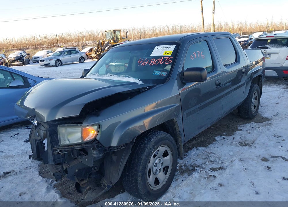2007 HONDA RIDGELINE RT VIN: 2HJYK16287H519097
