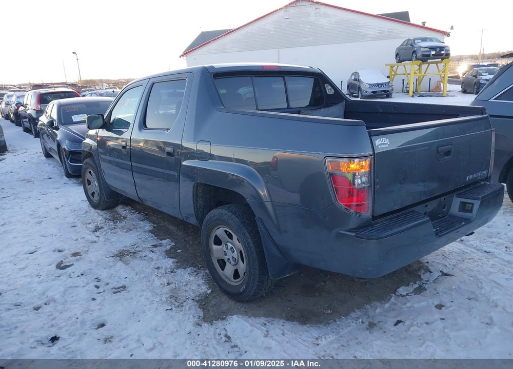 2007 HONDA RIDGELINE RT VIN: 2HJYK16287H519097