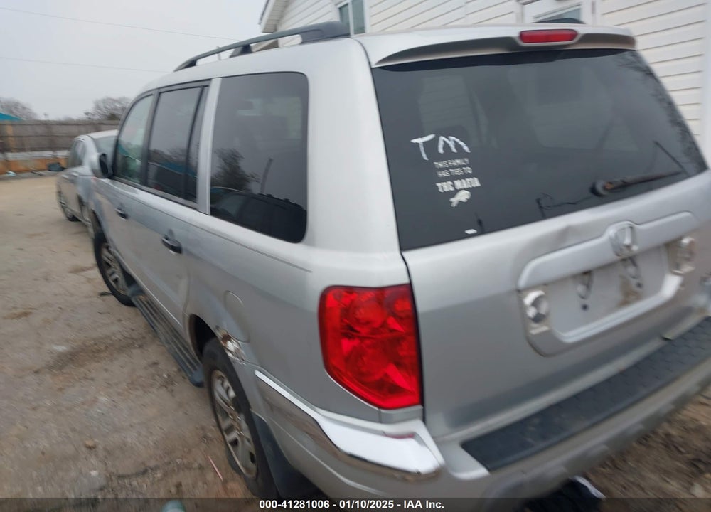 2004 HONDA PILOT EX-L VIN: 2HKYF18524H595305