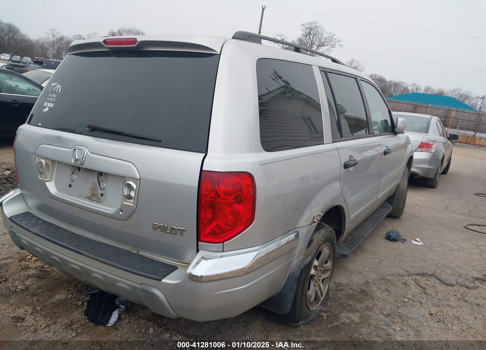 2004 HONDA PILOT EX-L VIN: 2HKYF18524H595305