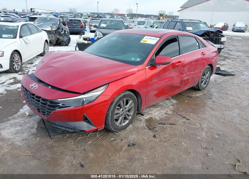 2021 HYUNDAI ELANTRA VIN: 5NPLN4AG5MH006936