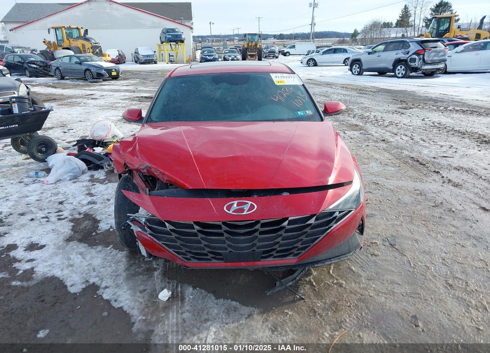 2021 HYUNDAI ELANTRA VIN: 5NPLN4AG5MH006936