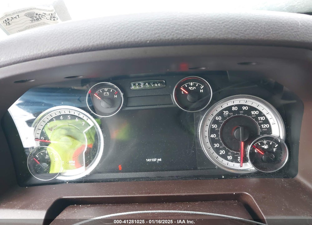 2013 RAM 1500 VIN: 1C6RR7GT7DS516556