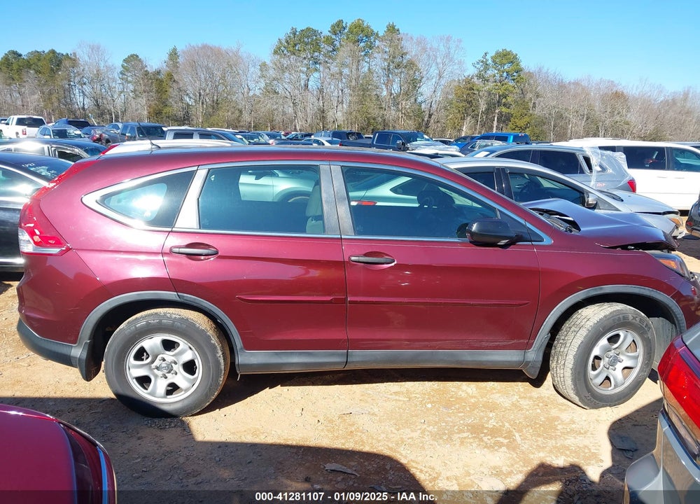 2014 HONDA CR-V LX VIN: 5J6RM3H3XEL044129