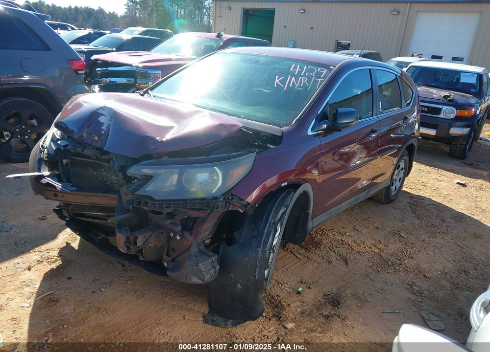 2014 HONDA CR-V LX VIN: 5J6RM3H3XEL044129
