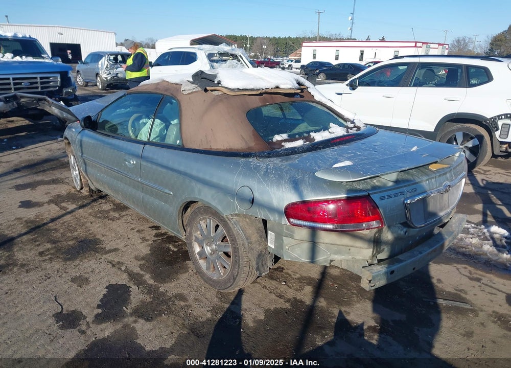 2004 CHRYSLER SEBRING LIMITED VIN: 1C3EL65R34N340411