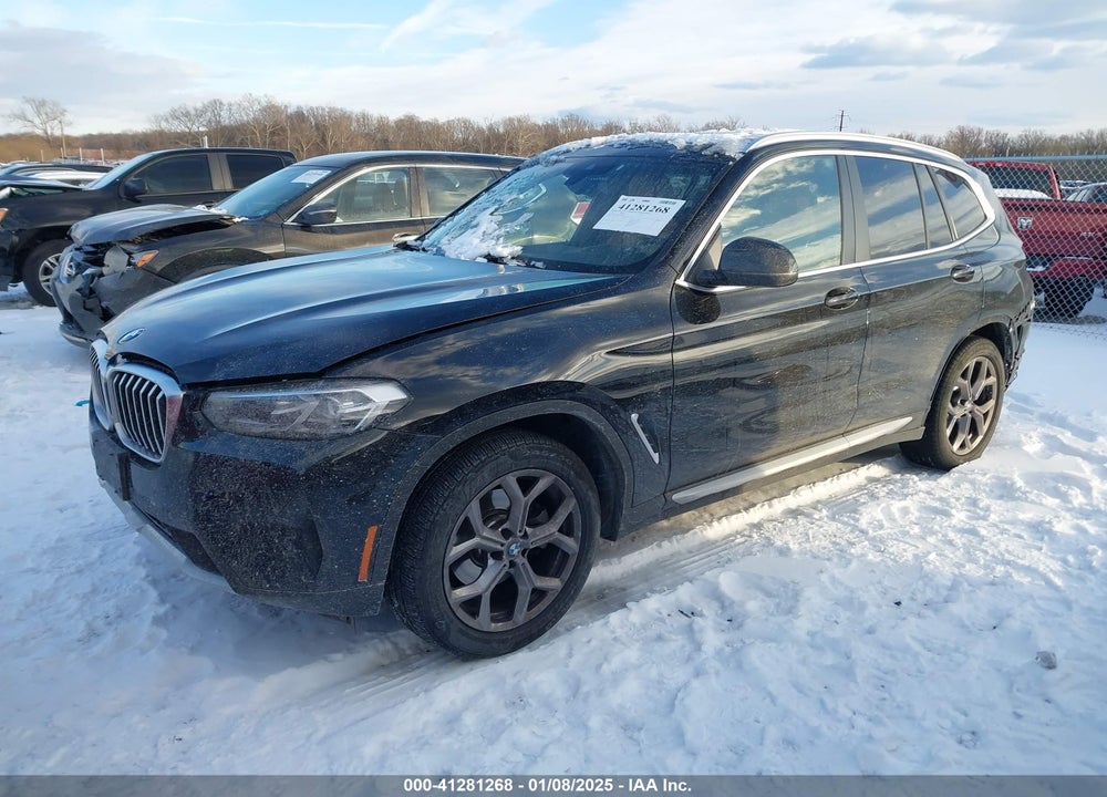 2022 BMW X3 XDRIVE30I VIN: 5UX53DP02N9J86491