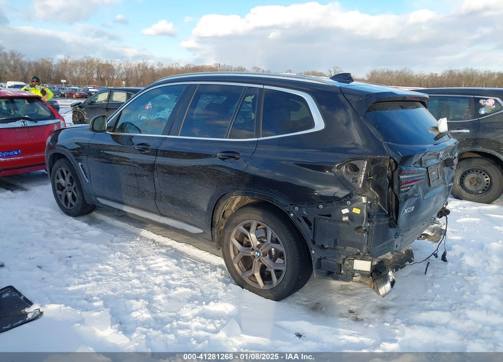 2022 BMW X3 XDRIVE30I VIN: 5UX53DP02N9J86491