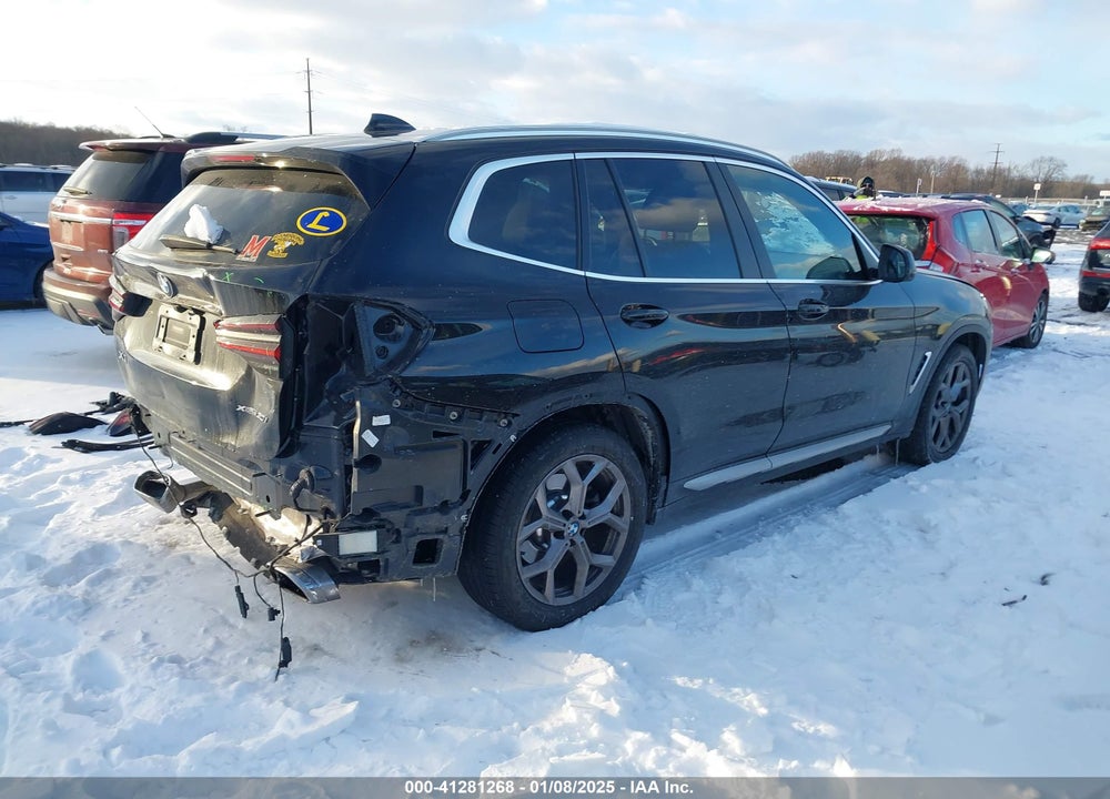 2022 BMW X3 XDRIVE30I VIN: 5UX53DP02N9J86491