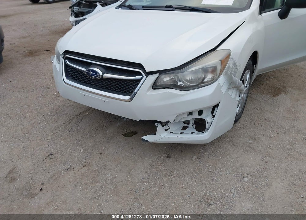 2016 SUBARU IMPREZA 2.0I VIN: JF1GJAA65GH009962