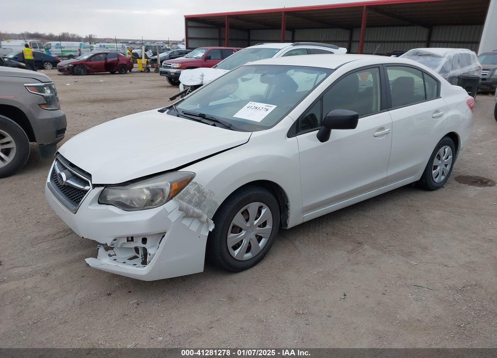 2016 SUBARU IMPREZA 2.0I VIN: JF1GJAA65GH009962
