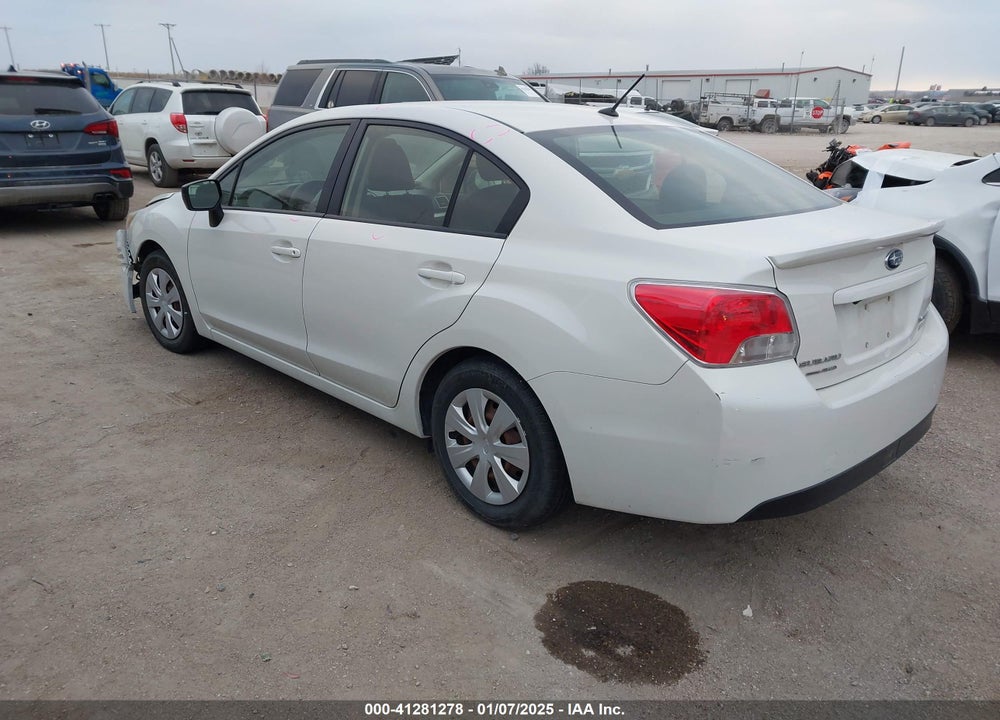 2016 SUBARU IMPREZA 2.0I VIN: JF1GJAA65GH009962