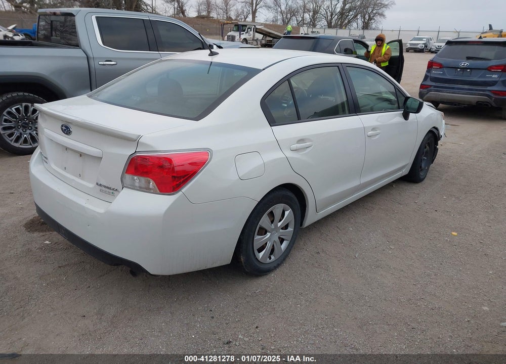 2016 SUBARU IMPREZA 2.0I VIN: JF1GJAA65GH009962