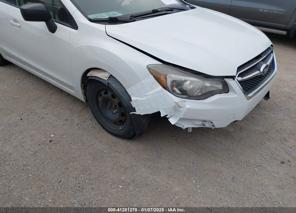 2016 SUBARU IMPREZA 2.0I VIN: JF1GJAA65GH009962
