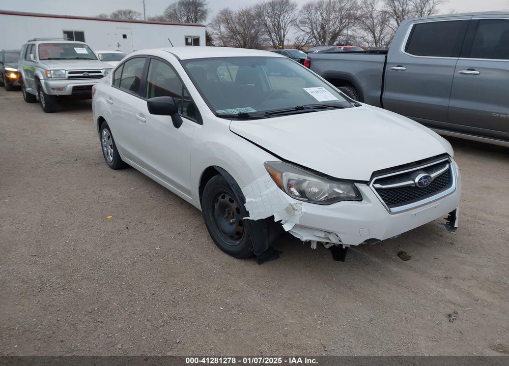 2016 SUBARU IMPREZA 2.0I VIN: JF1GJAA65GH009962