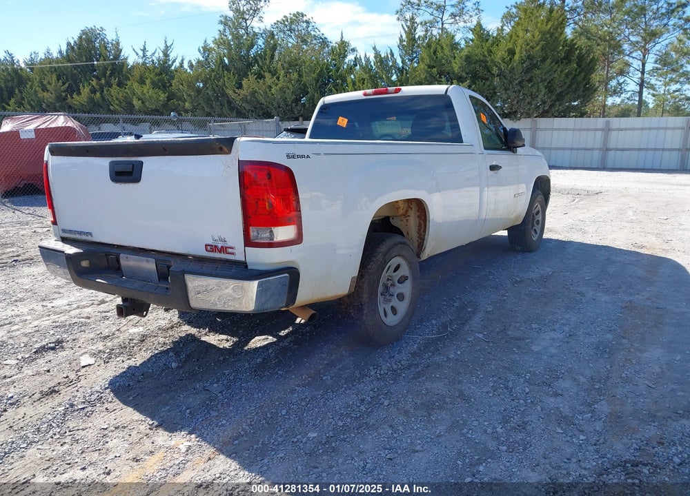 2007 GMC SIERRA 1500 WORK TRUCK VIN: 1GTEC14X07Z634926