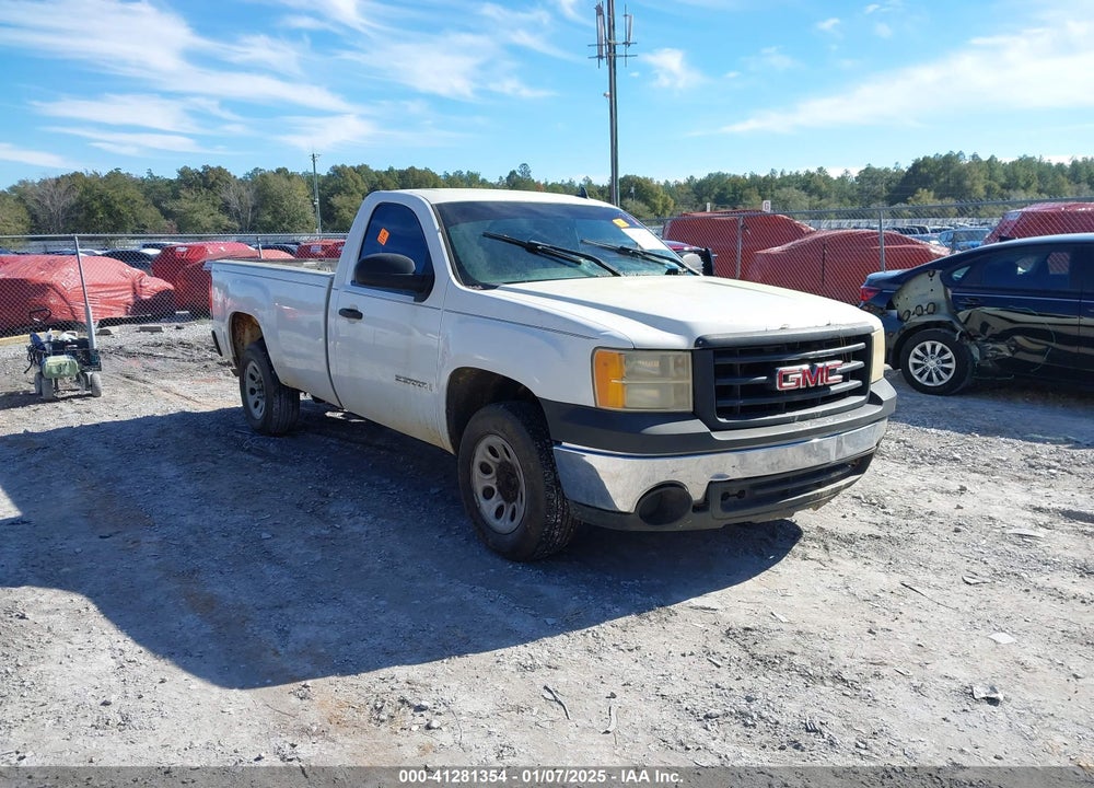 2007 GMC SIERRA 1500 WORK TRUCK VIN: 1GTEC14X07Z634926