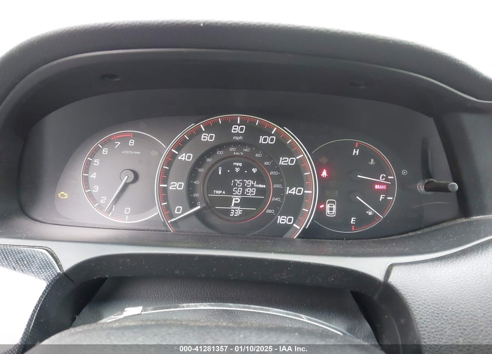 2013 HONDA ACCORD EX-L V-6 VIN: 1HGCT2B80DA012296