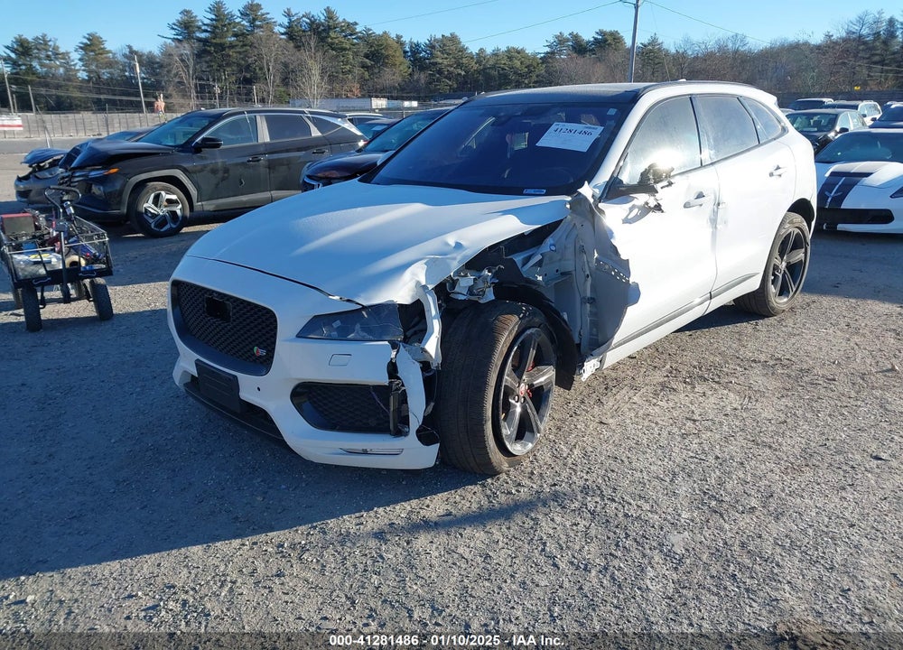 2019 JAGUAR F-PACE S VIN: SADCM2FV9KA602624