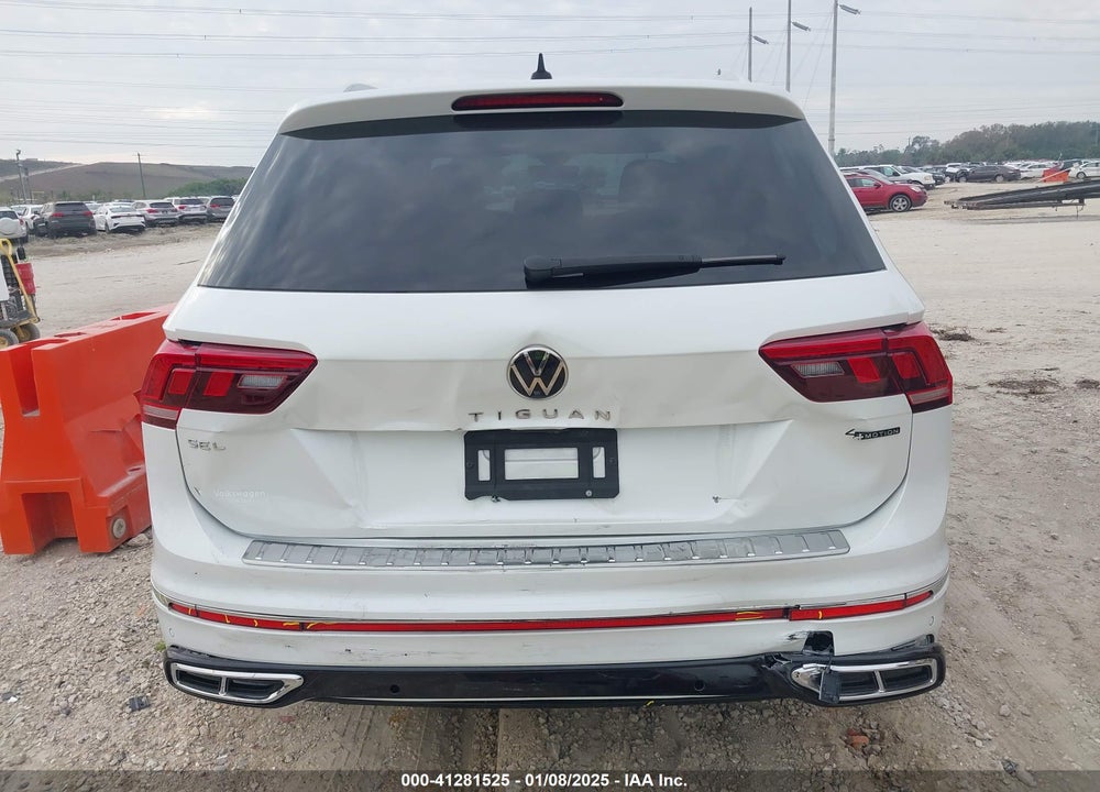 2022 VOLKSWAGEN TIGUAN 2.0T SEL R-LINE VIN: 3VV4B7AX5NM111133