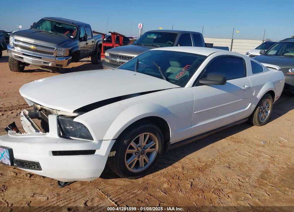 2006 FORD MUSTANG V6 VIN: 1ZVFT80N565202725