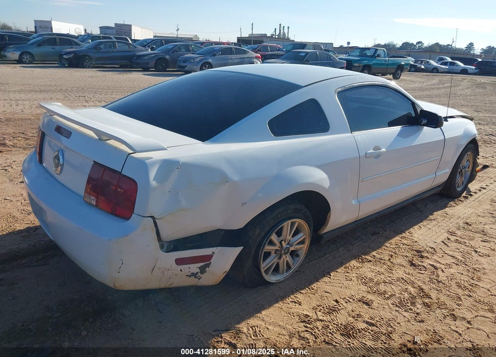 2006 FORD MUSTANG V6 VIN: 1ZVFT80N565202725